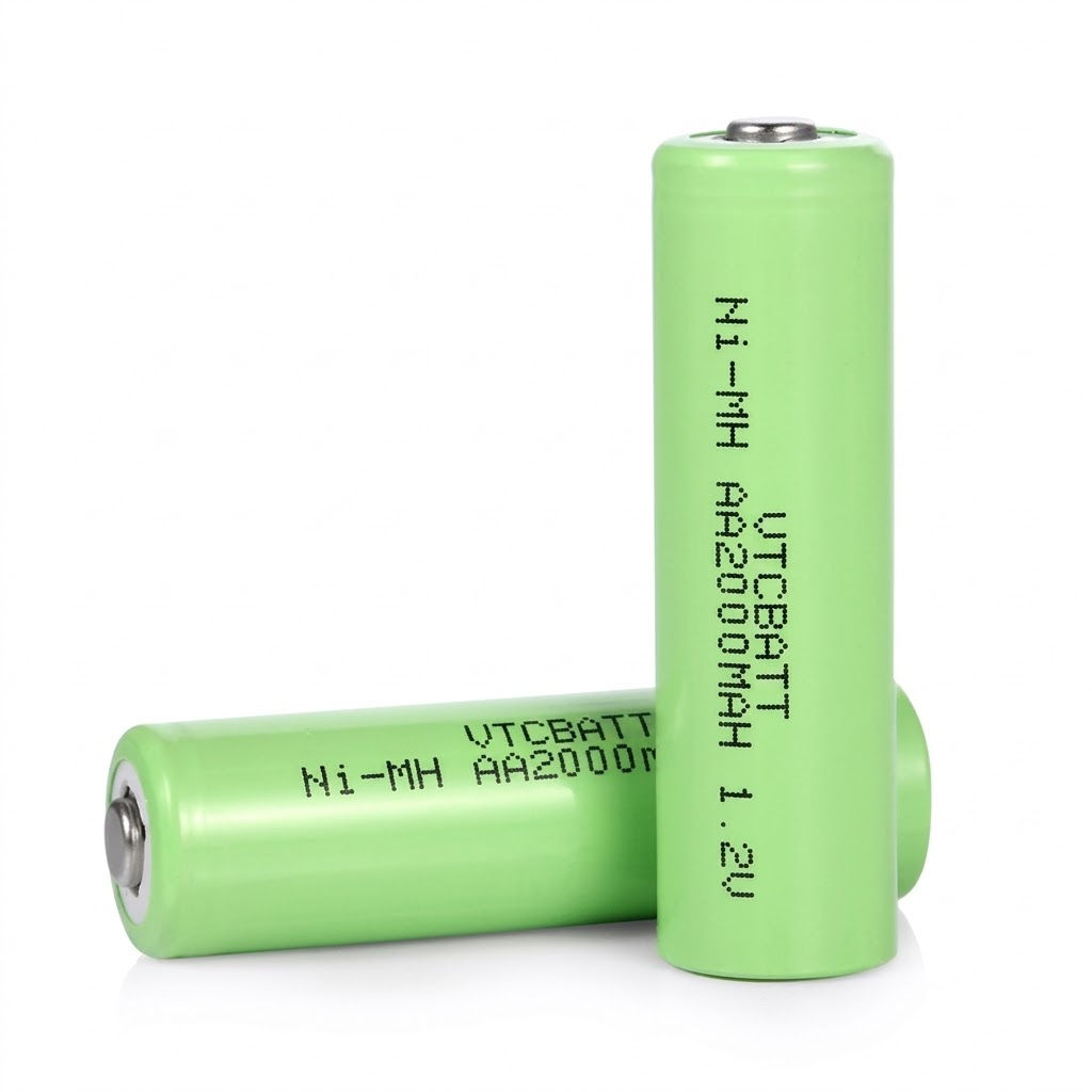 AA 2000E 1.2V 2000mAh Ni-MH Rechargeable Battery for solar garden lights, LED flashlights, wireless keyboards product view