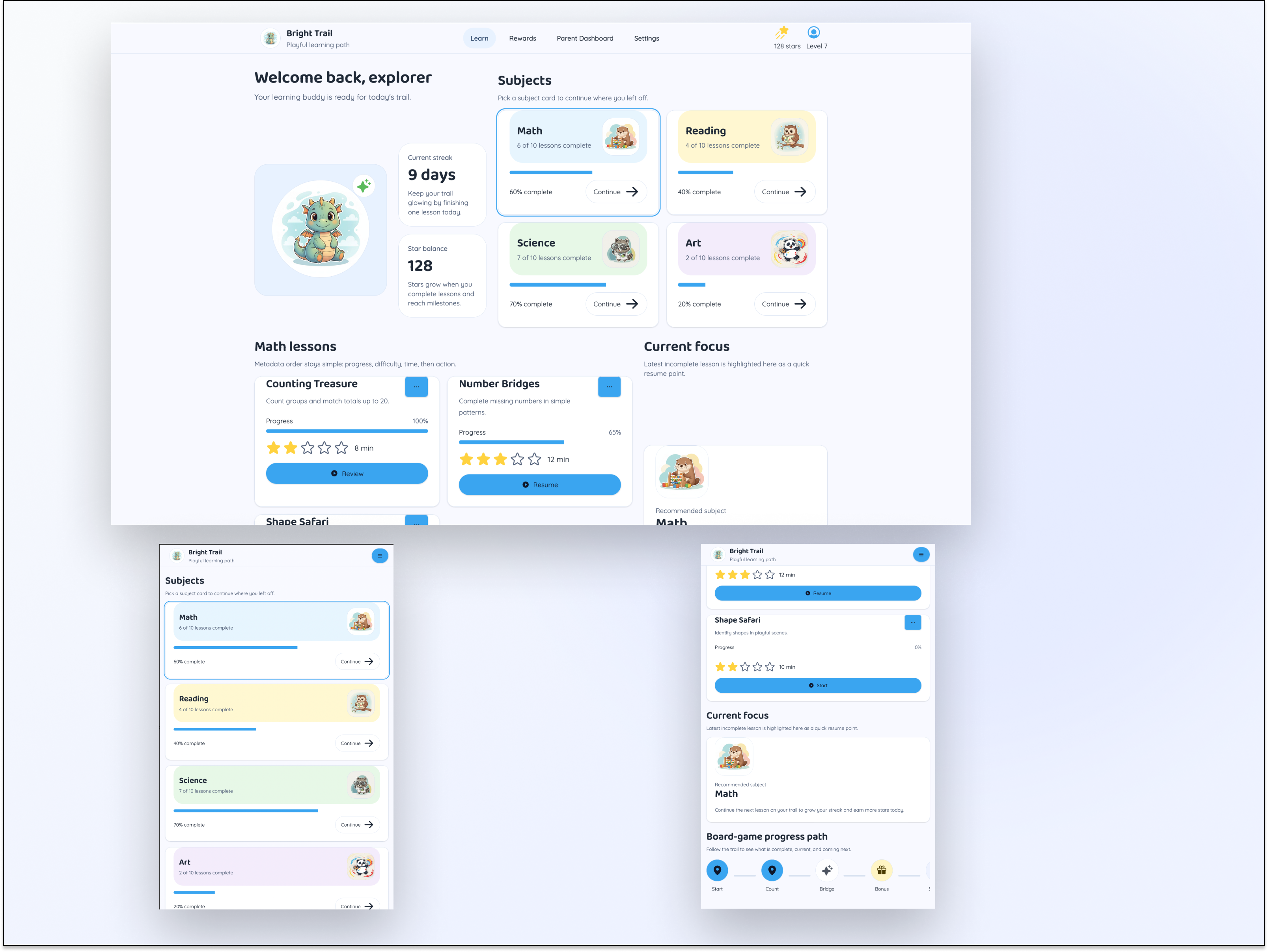 Custom AI-Native Education Web Development for Kids Education App