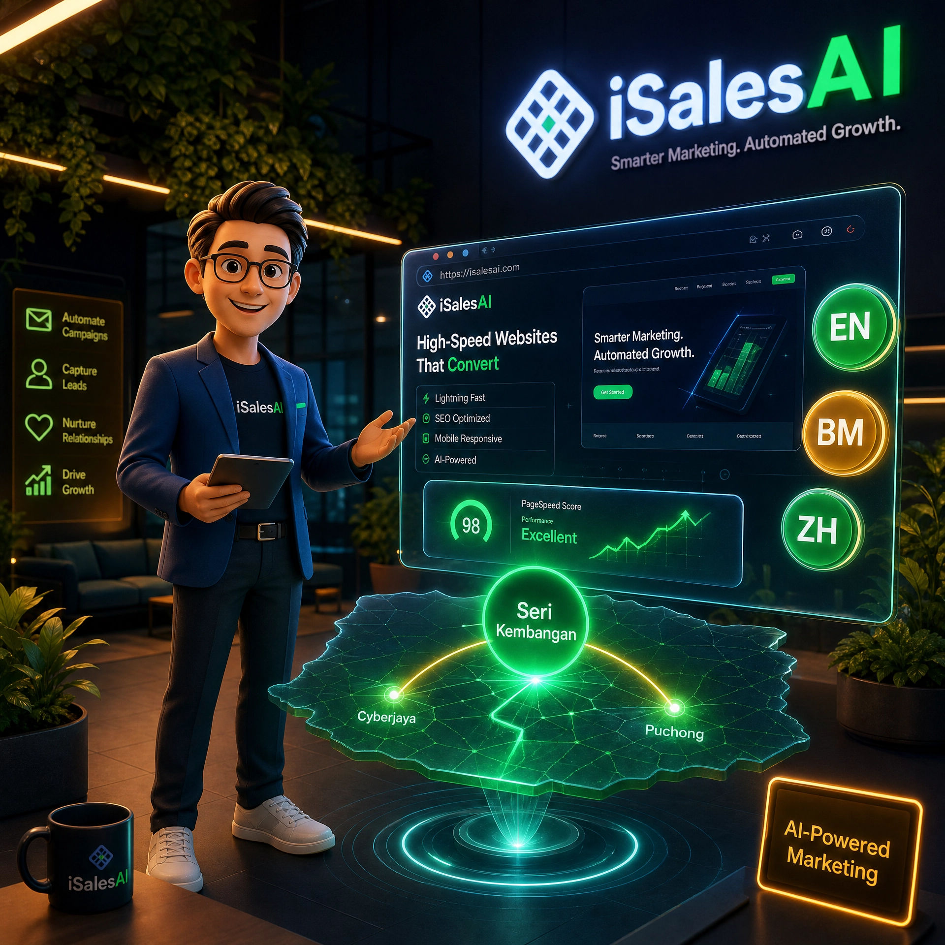 Web Design Seri Kembangan for SMEs: Capturing Trilingual Audiences Across Puchong, Cyberjaya, and KL Borders – iSalesAI Blog