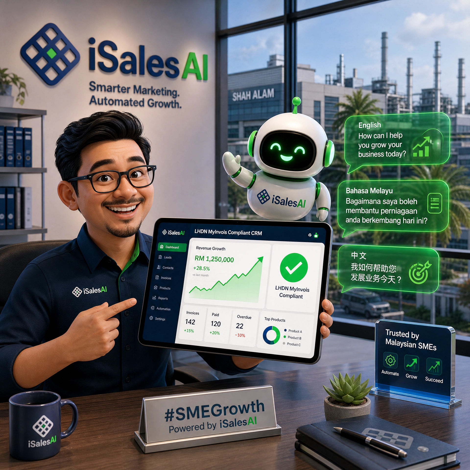 Web Design Shah Alam Guide: Integrating AI Chatbots and LHDN MyInvois CRM Systems