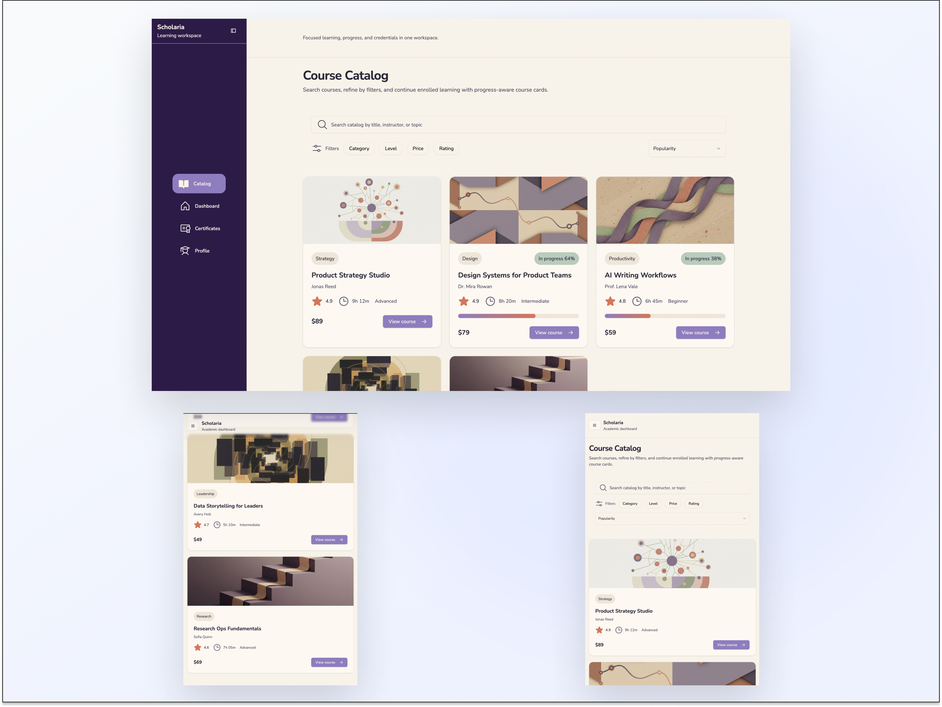 Custom AI-Native Online Platform Web Development for Online Course Platform