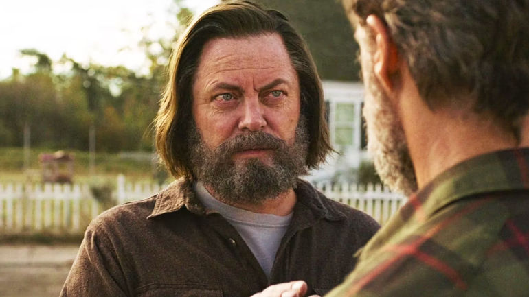 Nick Offerman Wins Emmy for The Last of Us Role as Bill