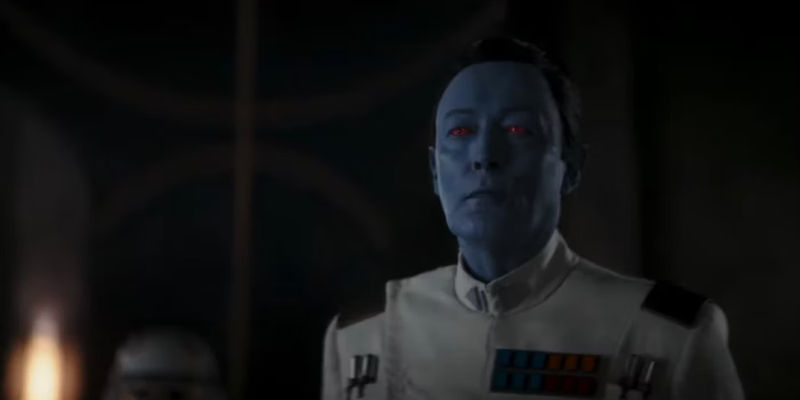 Grand Admiral Thrawn in Ahsoka.