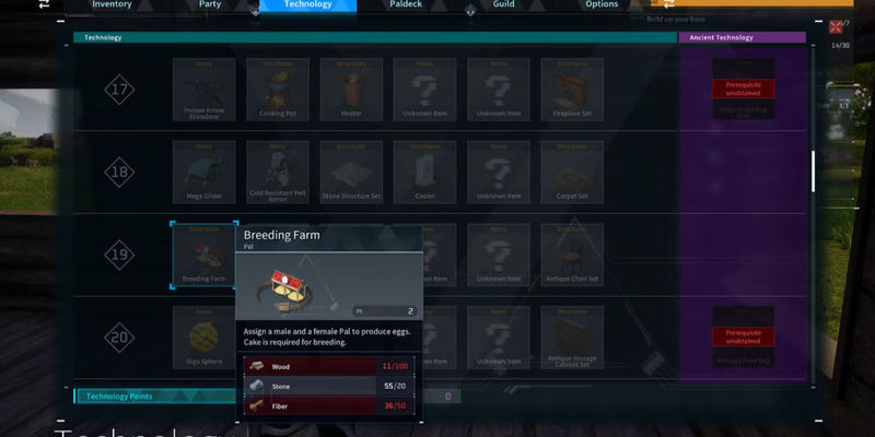 Breeding Farm in Palworld