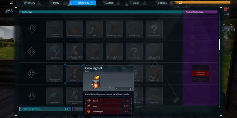 Cooking Pot in Palworld