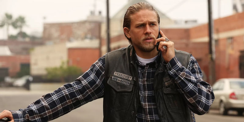 Charlie Hunnam as Jax Teller on Sons of Anarchy (2008-2014)