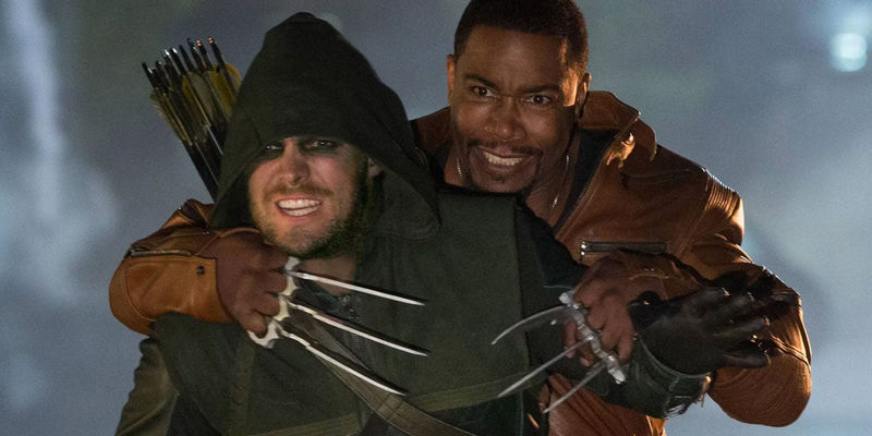 Bronze Tiger fights Arrow in Arrow TV series
