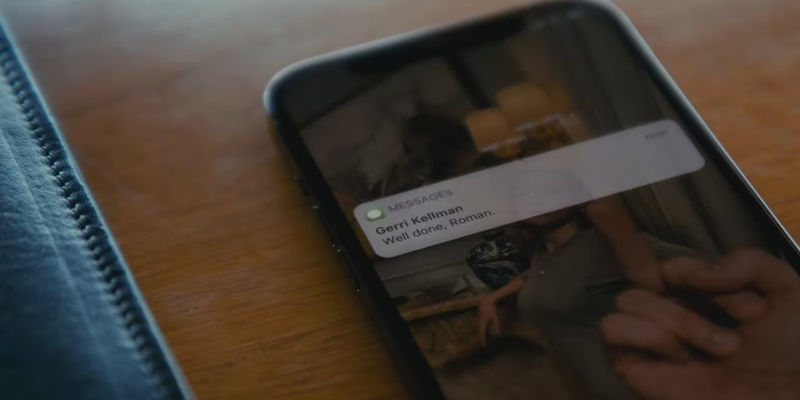 A phone in Succession Season 3, Episode 8, “Chiantishire”