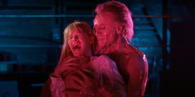 A monster attacking in From Beyond