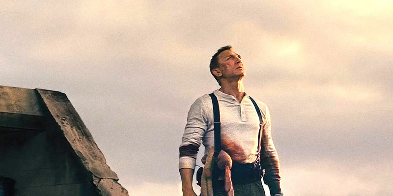 Daniel Craig as 007 in No Time to Die's ending.