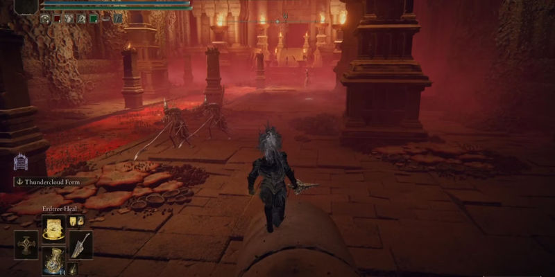 Inside the Grand Cloister in Elden Ring