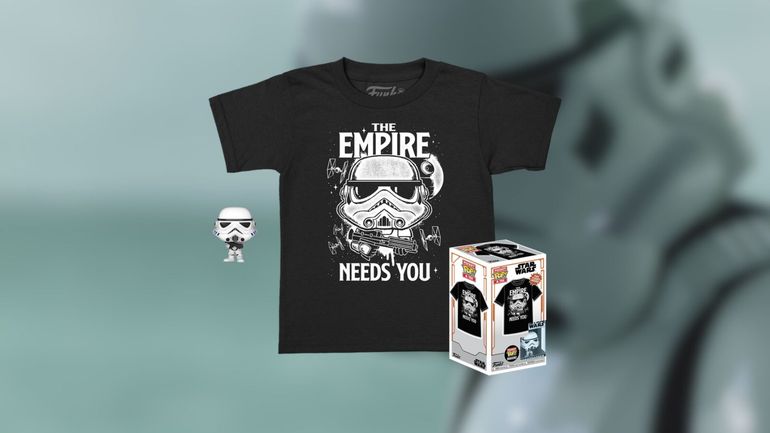 Unleash Your Inner Jedi: Stormtrooper Pocket Pop! & Tee Set at 50% Off