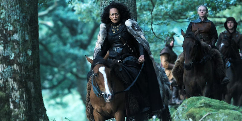 Jarl Haakon on a horse