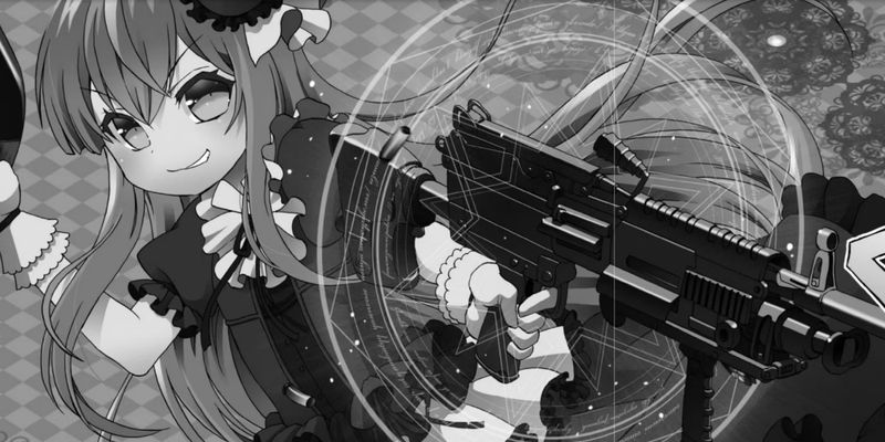 Astrid von Oldenburg with machine gun in Villainess_ Reloaded! Blowing Away Bad Ends with Modern Weapons 