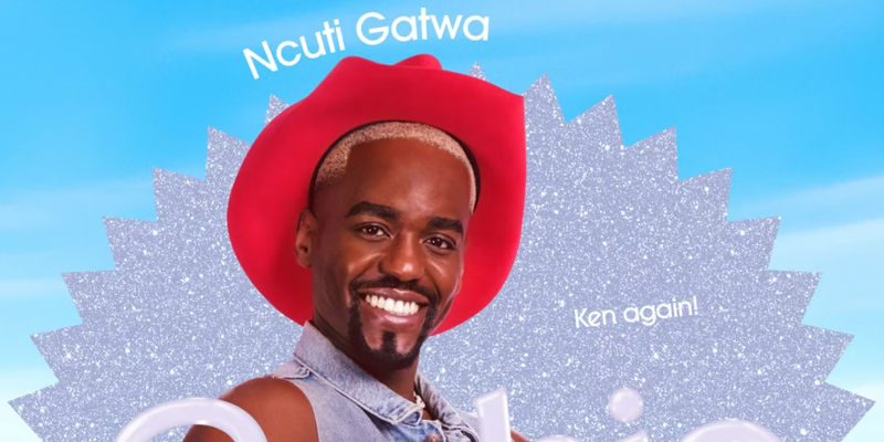 Ncuti Gatwa as Ken in the Barbie cast in a character poster