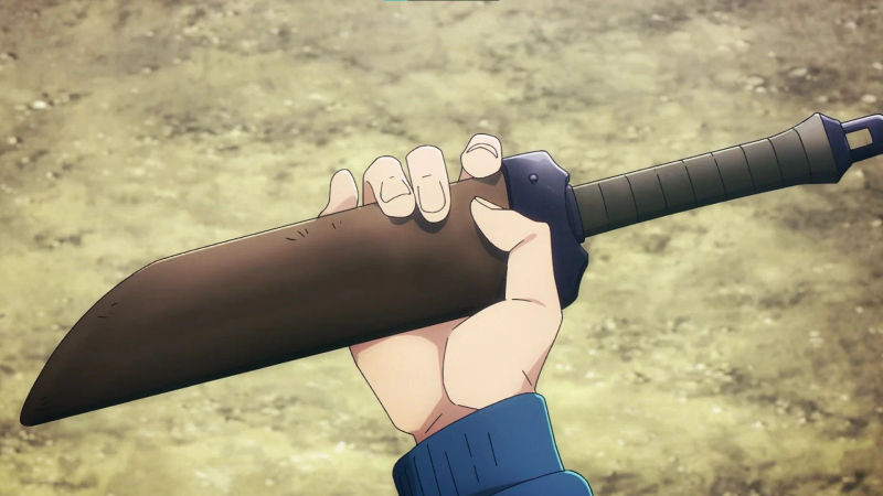 Sung Jinwoo's unnamed shortsword (Image via Studio A1-Pictures)