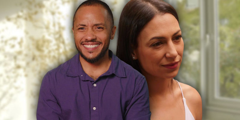 Gabe Paboga & Isabel Posada from 90 Day Fiance smiling