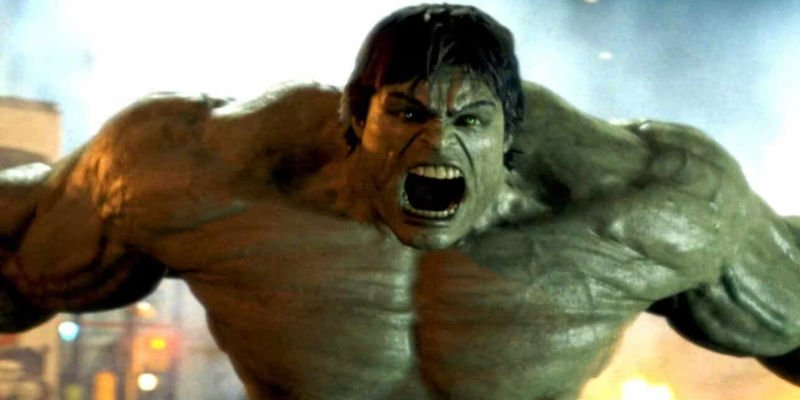 Edward Nortion's Hulk roars in The Incredible Hulk final fight