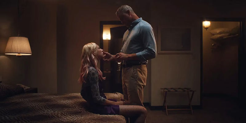 Cal touching Jules's face In Euphoria