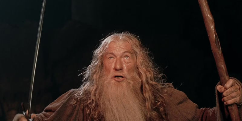 Gandalf in Lord of the Rings The Two Towers