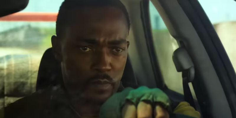 John Doe driving Evelyn his car in Twisted Metal