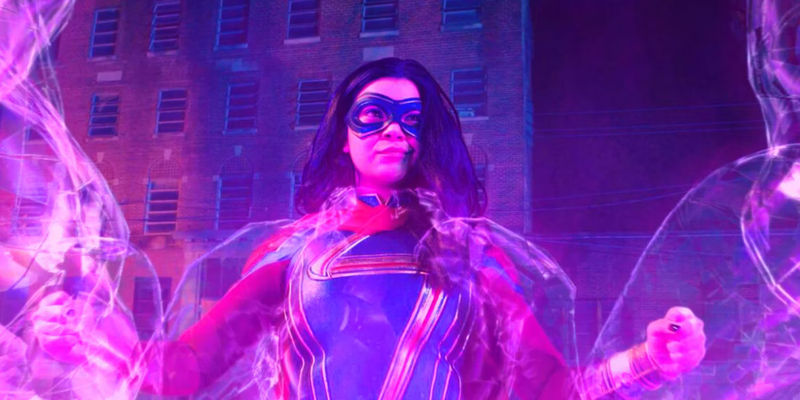 Ms. Marvel using power in Ms. Marvel's finale