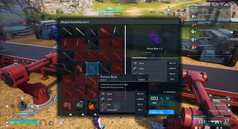 Using Venom Glands in Palworld