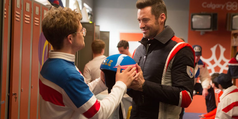 Hugh Jackman as Bronson Peary in Eddie the Eagle