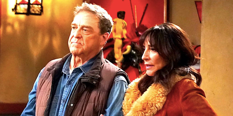 John Goodman's Dan and Katey Sagal's Louise look concerned in The Conners season 5