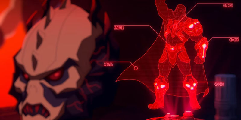 Despera helmet in Masters of the Universe Revolution