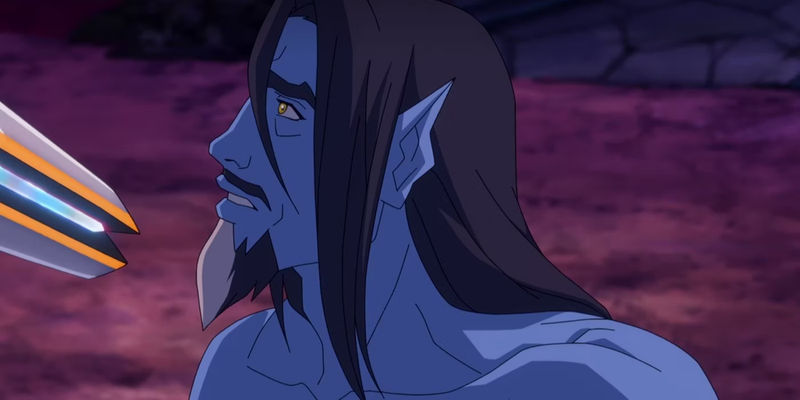 Skeletor as Keldor in Masters of the Universe Revolution