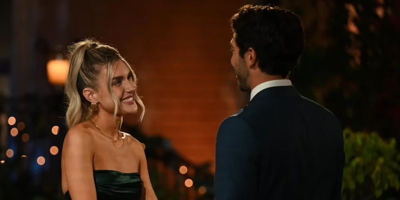 The Bachelor Season 28 Contestant Sydney Gordon Meeting Joey Graziadei