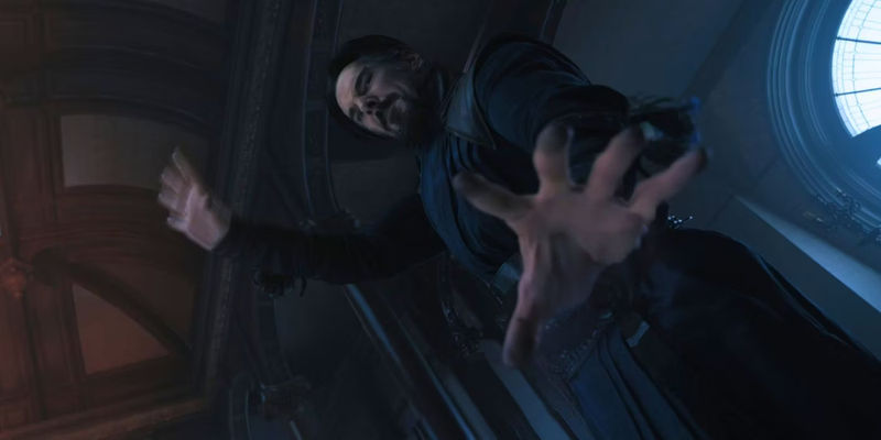 Sinister Strange prepares to fight in Doctor Strange in the Multiverse of Madness