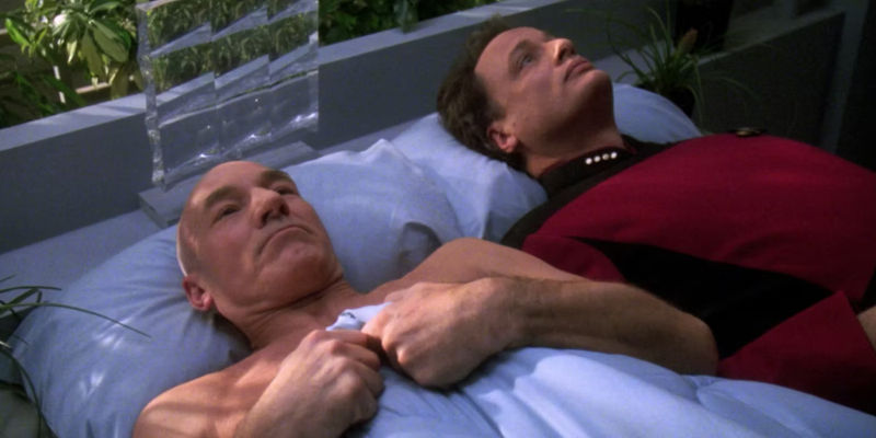 Star Trek TNG Tapestry Picard Q 