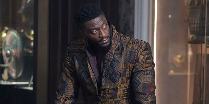 Aldis Hodge as Hawkman in Black Adam