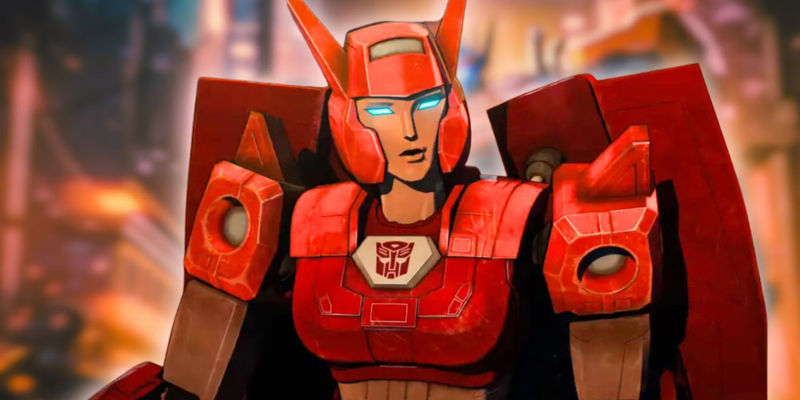 Elita-1 with Transformers One blurred background