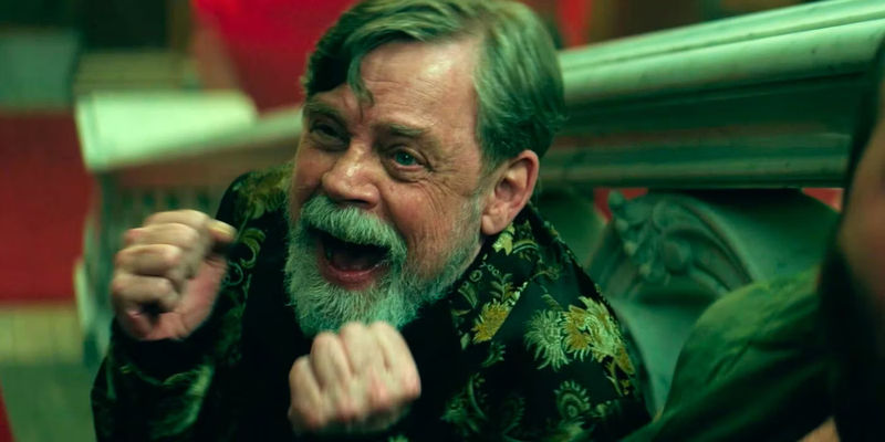 Mark Hamill cheering in The Machine