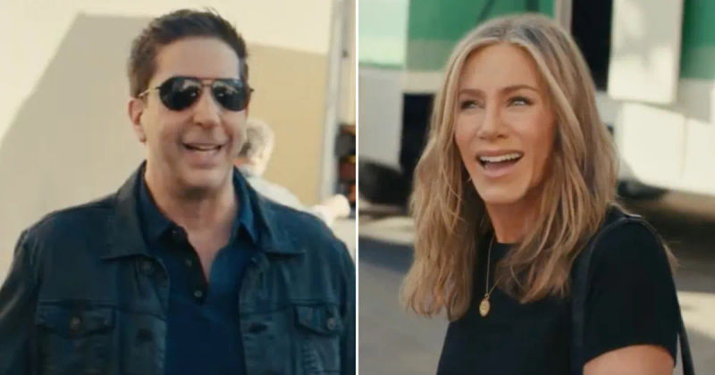 A Forgetful Encounter: Jennifer Aniston and David Schwimmer Reunite in a Quirky Ad