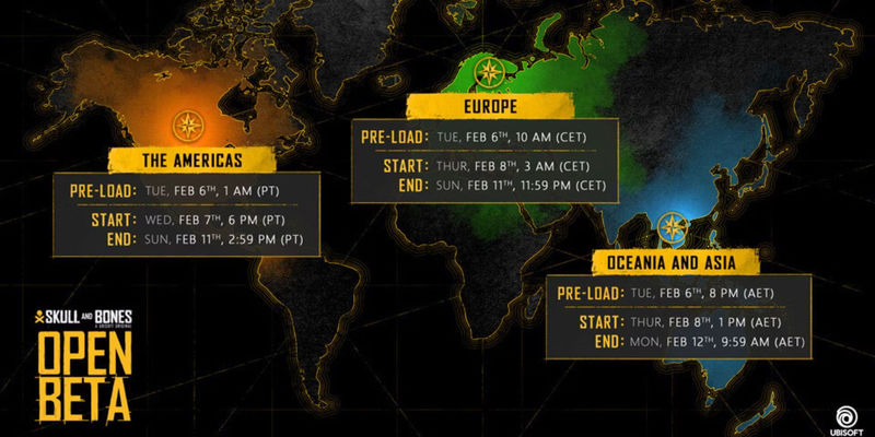 skull and bones open beta release times