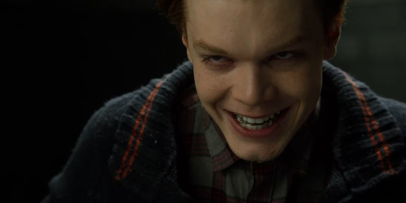 Jerome gives a sinister smile in Gotham