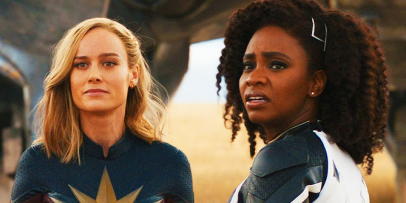 Carol Danvers and Monica Rambeau on Earth in The Marvels