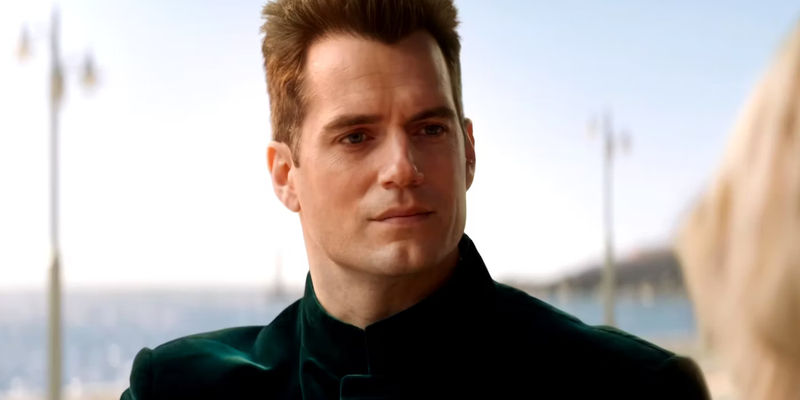Henry Cavill as Agent Aubrey Argylle in Argylle.
