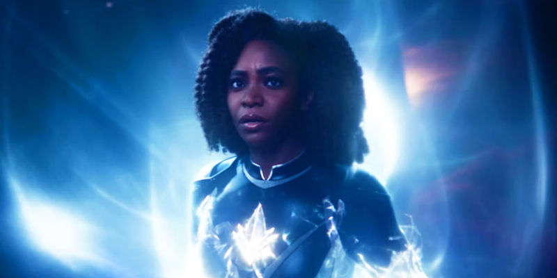 Monica Rambeau superpowered in The Marvels