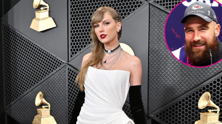 Travis Kelce's Admiration for Taylor Swift's Stunning Grammy Look