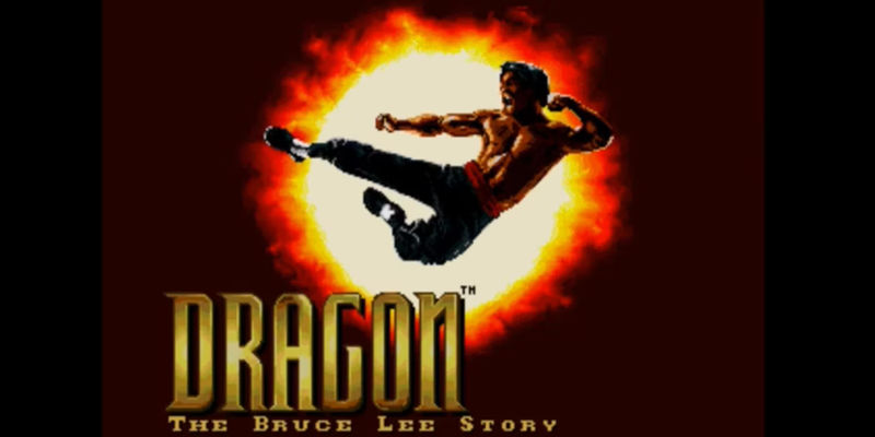 Dragon: The Bruce Lee Story video game title screen