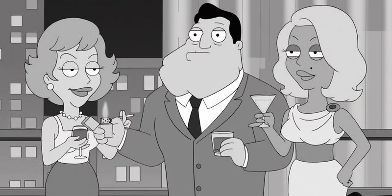 Stan trapped in a TV show in American Dad