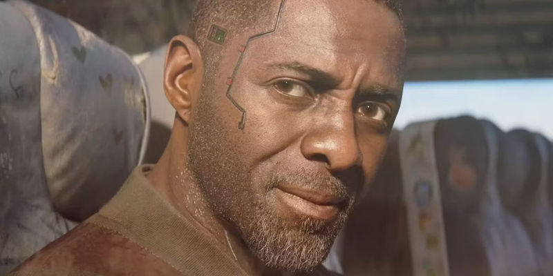 Idris Elba as Solomon Reed in Cyberpunk 2077: Phantom Liberty.