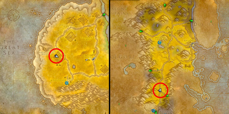 WoW Season of Discovery Cozy Sleeping Bag Guide Alliance Horde Westfall Barrens Start Point