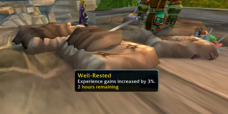 WoW Season of Discovery Cozy Sleeping Bag Guide Effects Well Rested