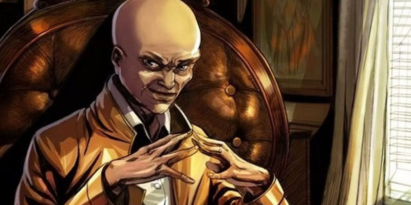 Cassandra Nova sitting and thinking as an X-Men villain.